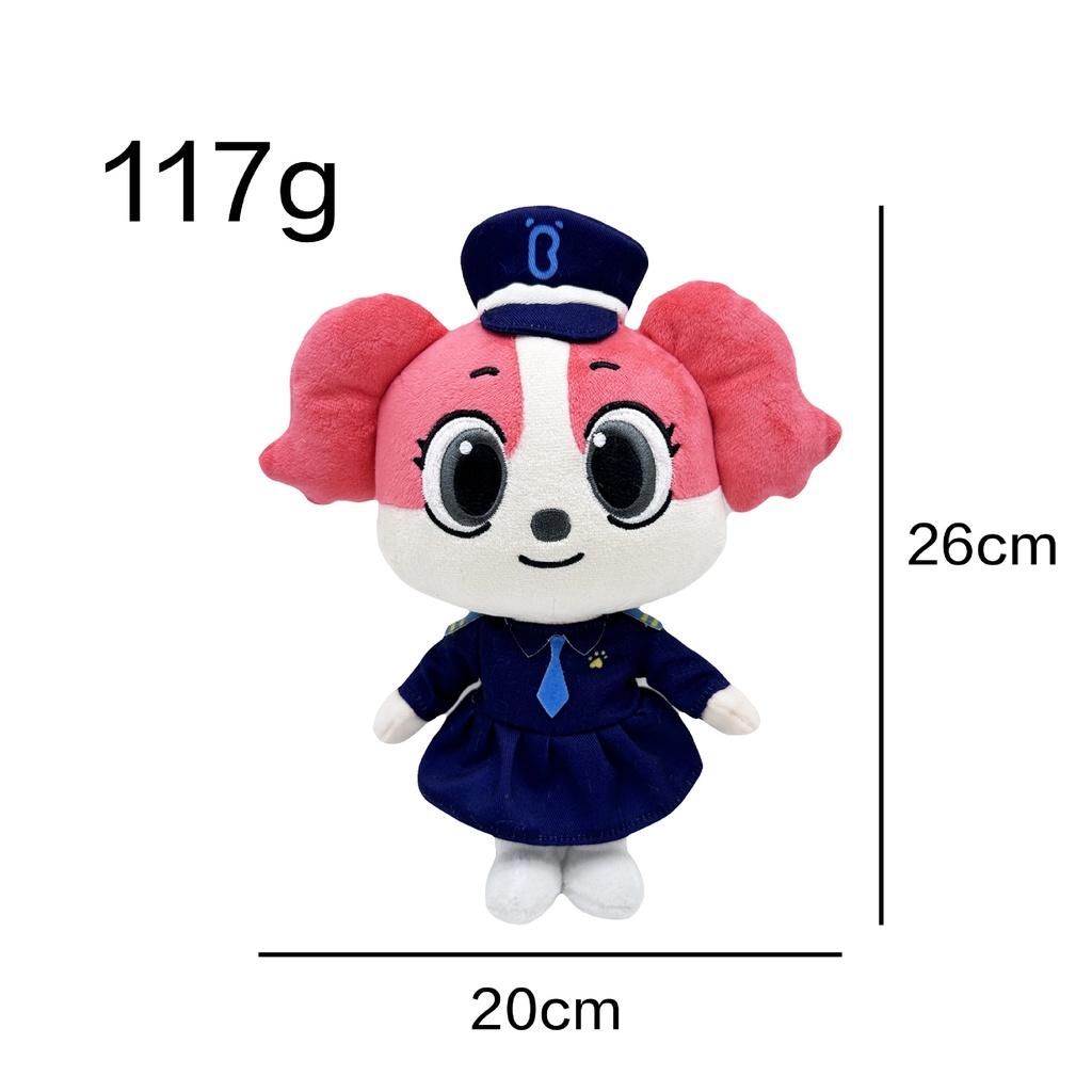 Plush Sheriff Labrador Toy Childern Doll Gift Home Decoration Presents Kids