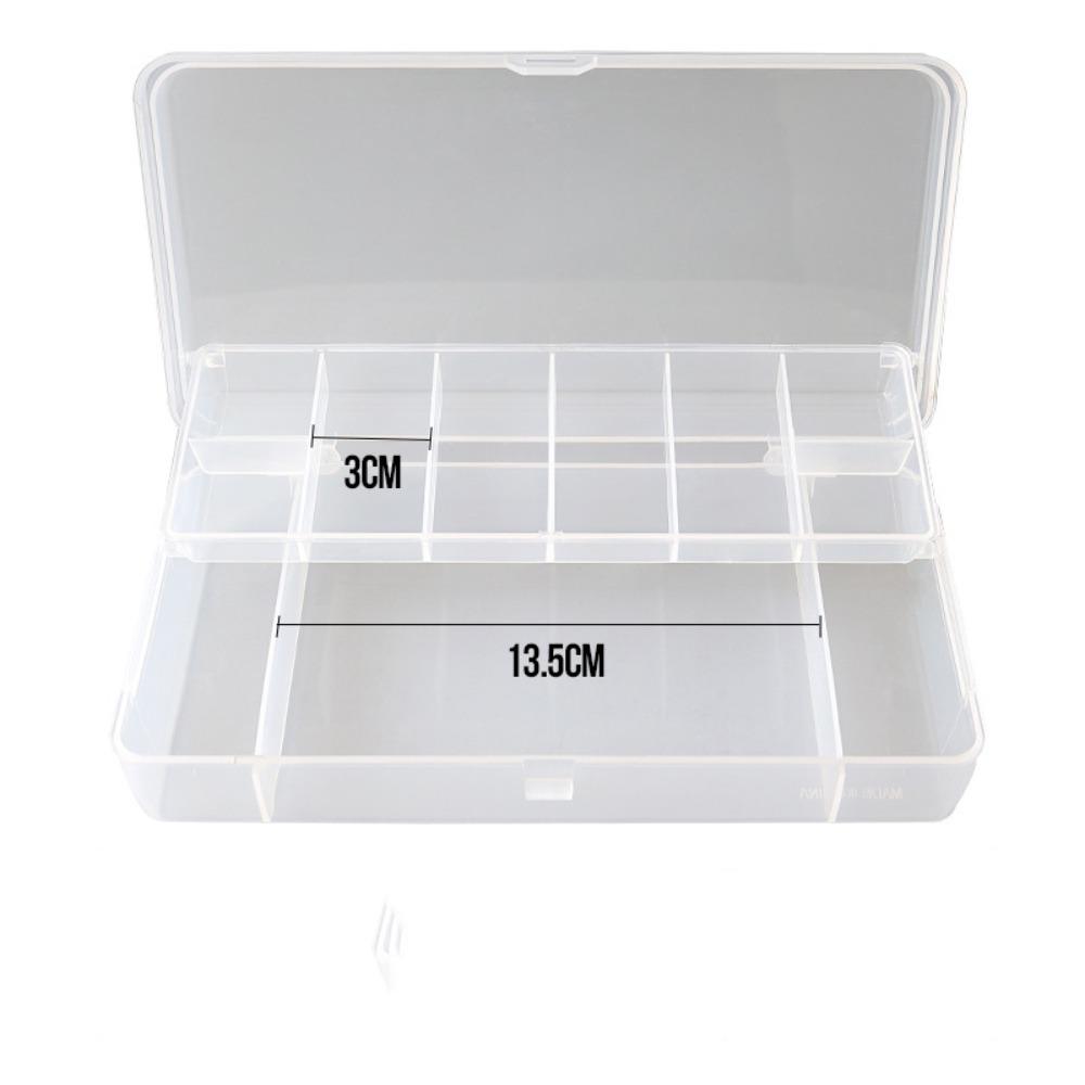 

11 Отделений Коробка для рыболовных снастей Коробка для инструментов для мягких приманок Рыболовные аксессуары прозрачный