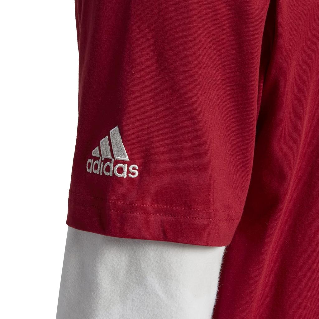 Adidas Soccer Short Sleeve with FIFA World Cup Graphics TK911 Active Maroon S T-Shirt 2022(TM) Men's (HD6366)
