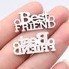 Letter Plate Connectors Alphabet A-Z Antique Bronze Zinc Alloy Jewelry Making Craft Parts DIY Connect Parts
