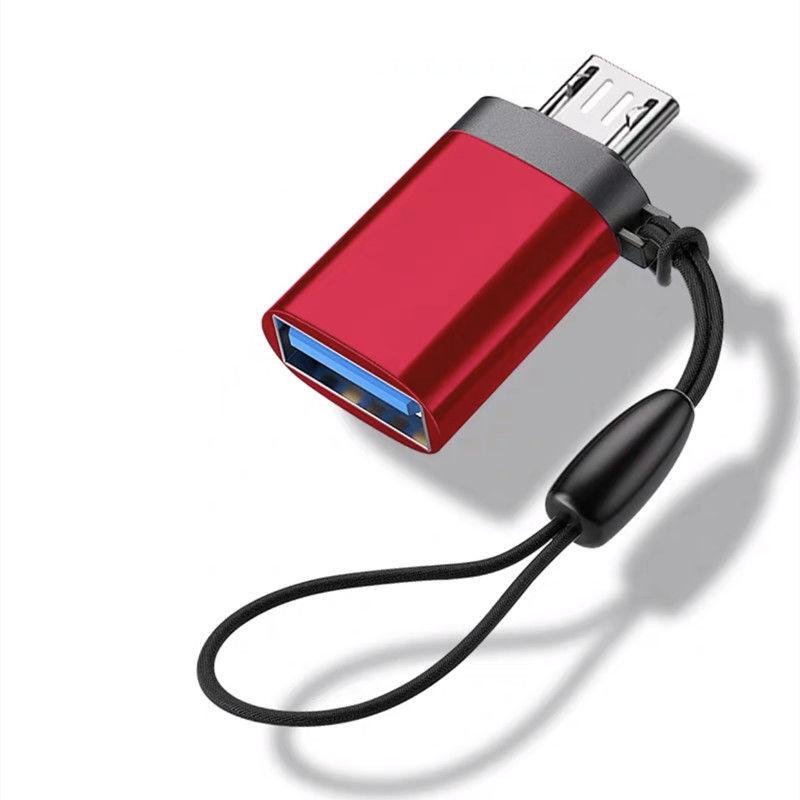 Android 3.0 Two-in-One OTG Adapter: Type-C To USB Multi-function Converter with Lanyard.