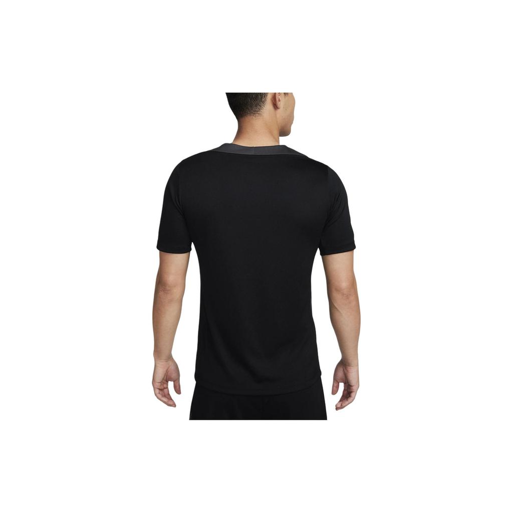 Nike Dri-Fit Strike Solid Crew Neck Casual Pullover Short Sleeve T-Shirt Men Tops Black FN2400-010