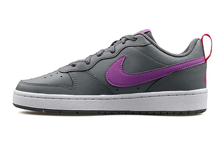 Nike Court Borough Low 2 Smoke Grey Purple Nebula GS BQ5448-006 38.5