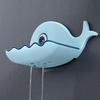 Whale Soap Box, Double-Layer Soap Holder, No Punching, Bathroom Storage Rack, Household Use