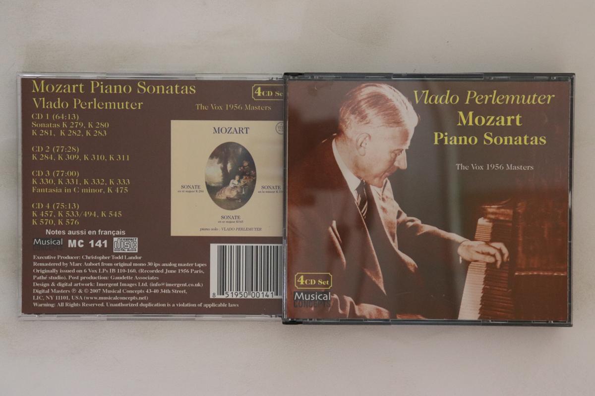 

CD VLADO PERLEMUTER Mozart Piano Sonatas MC141 MUSICAL CONCEP US Classical Used