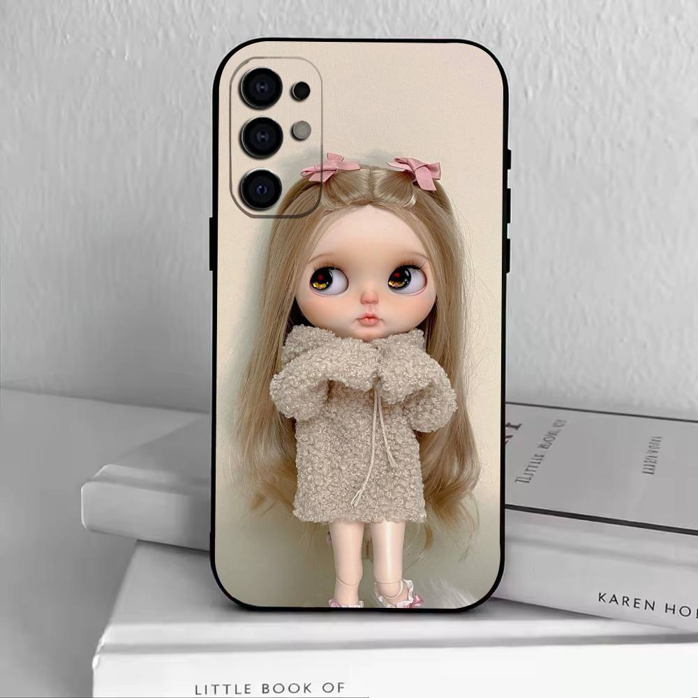 Cute Blythe Doll-D  Phone Case Black Silicone Soft For Samsung S25,S24,S21,S22,S23,S30,Ultra,S20,Plus,Fe,Lite