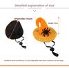 Halloween Pet Hat Drool Towel Set Cat Dog Costume Bat Hat Pumpkin Drool Towel Cat Costume Funny Pet Holiday Accessories