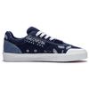 Li Ning 50/50 Stof Antislip Slijtvast Lage top Skateboard Schoenen Heren Blauw Wit AECT011-2