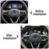 HIJK1 2026 Hot VOLKSWAGEN Aluminum Car Steering Wheel Shift Paddle Extension  for VW Golf 8 MK8 R GTI R Line Accessories 2020 2021 202