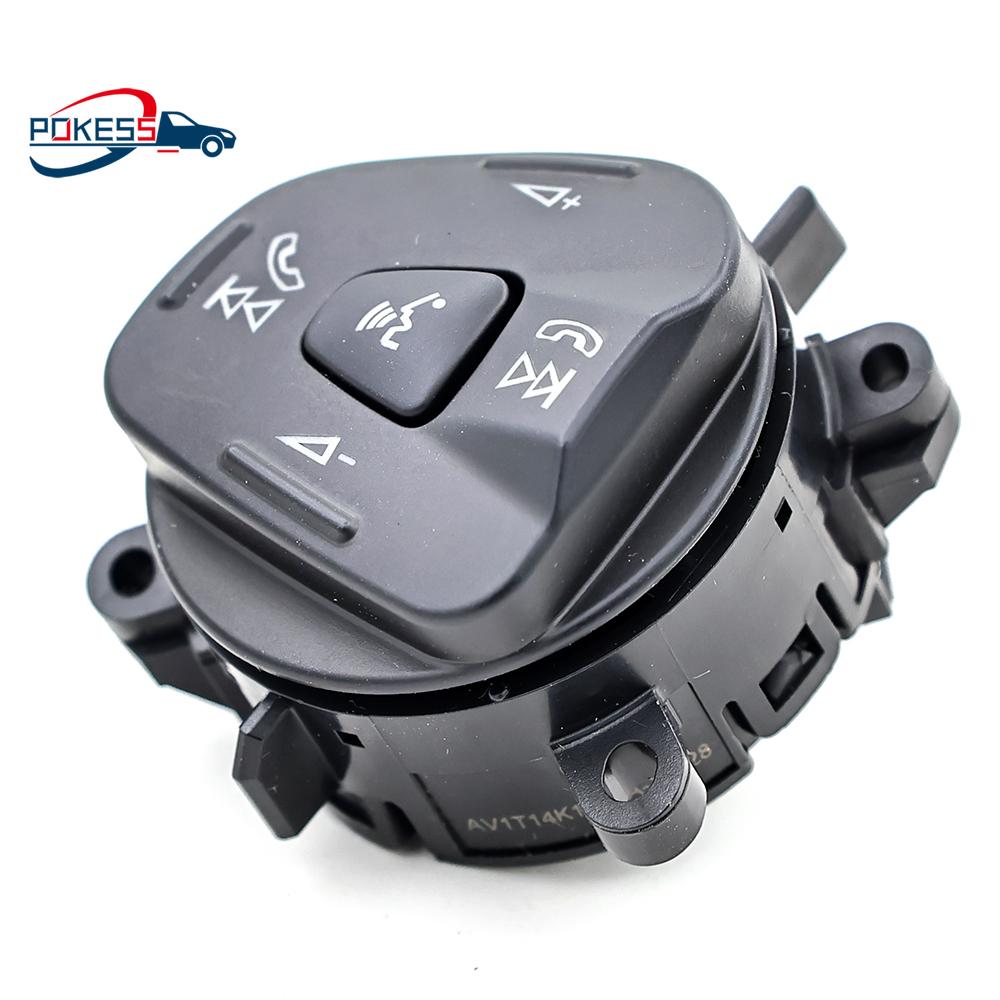 AV1T14K147AA Left Steering Wheel Control Switch For Ford Focus EcoSport Kuga Escape Fiesta Ranger 2015- steering wheel switches