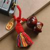 Creative Sandalwood Horse Pendant Keychain Year Of The Horse Mobile Phone Chain Backpack Hanging Decoration  Year Gifts