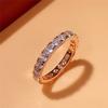 Finger Ring for Women Shiny Cubic Zirconia Delicate Female Accessories Versatile Jewelry Gifts