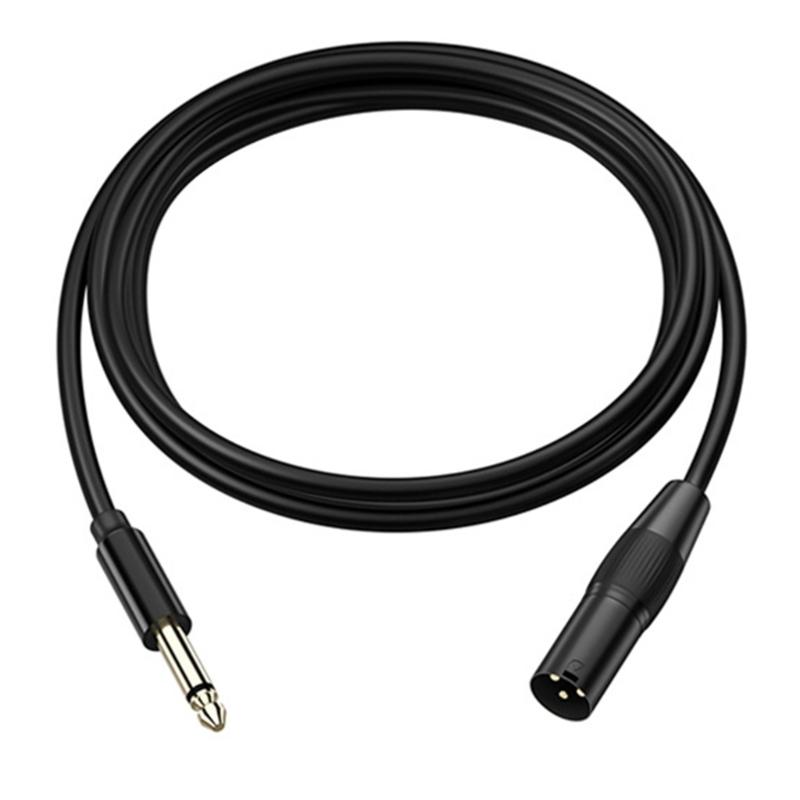 6.35mm (1/4inch) To 3Pin Cable Male To Male Balanced Shielded 3Pin To 6.35mm Cord Profesional Stereo Cable 2/3/10m