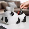 Kreativ Panda Tissuebox & Förvaringsorganisatör för Vardagsrum eller Matbord