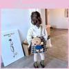 Bear Wear Clothes Shape Plush Single Shoulder Crossbody Bag Animal Gift Fashion