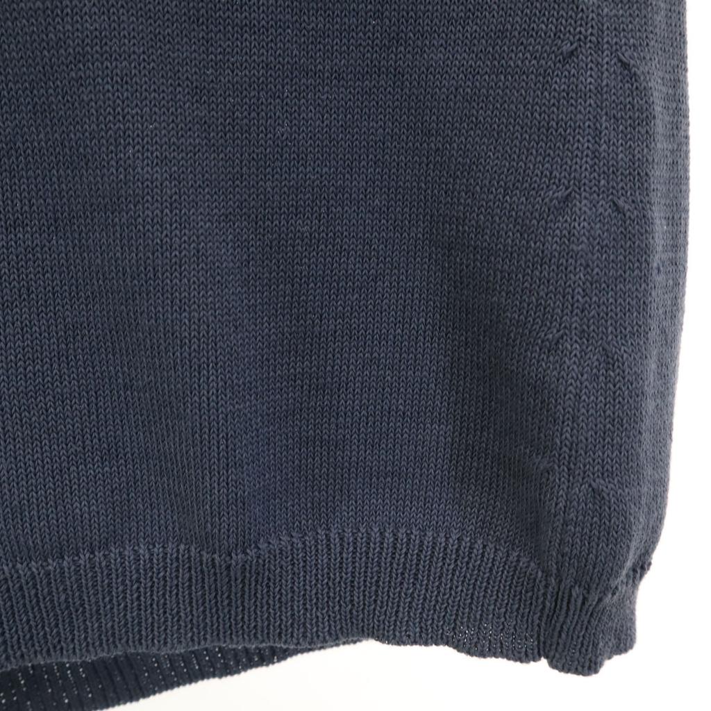 Leilian French sleeve knit 13 Charcoal Navy Women Used