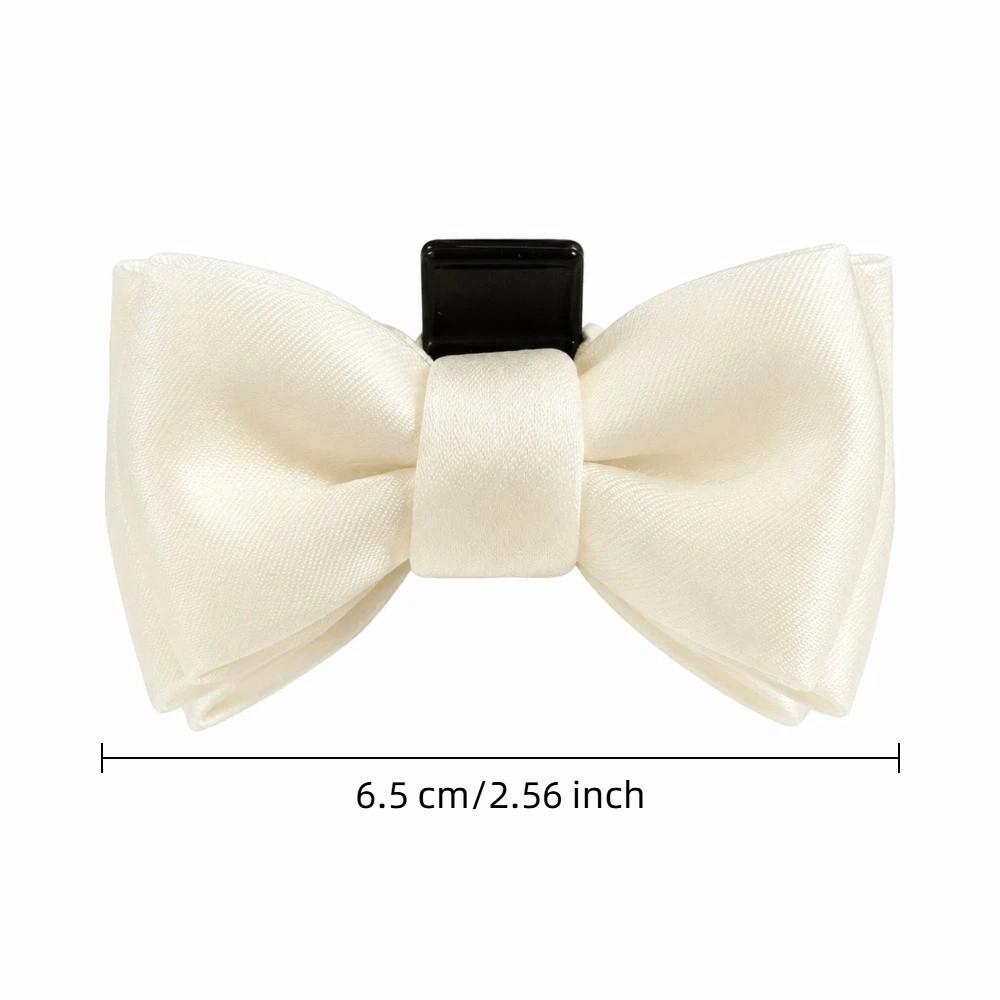 2pcs Sweet Headdress Satin Hair Clips Non-Slip Mini Shark Clip Hair Styling Clip Hair Accessories