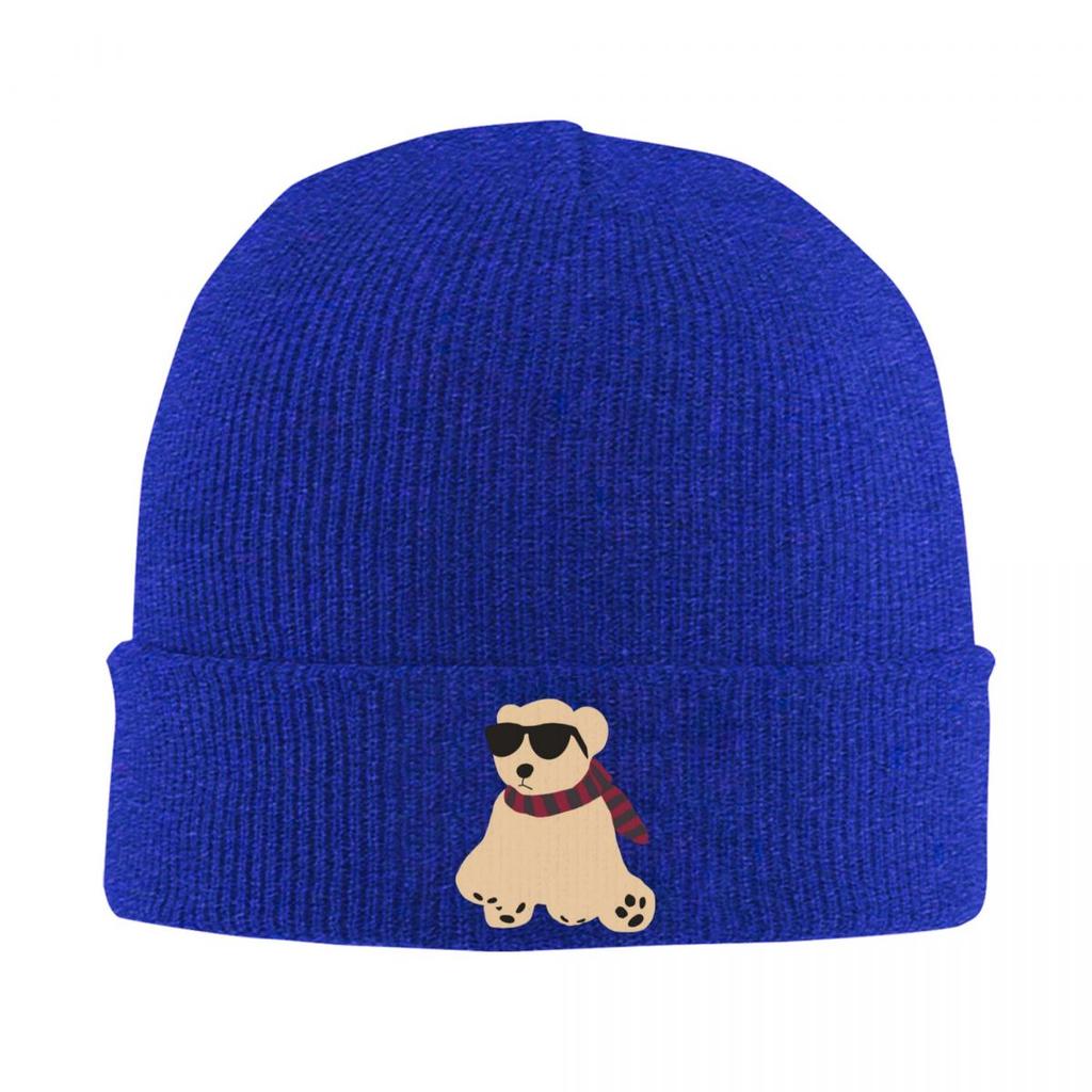 Team Conrad Junior Mint Bear Warm Knitted Cap Winter Knit Bonnet Hat Skullies Beanies Hip Hop Caps for Unisex