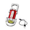 With Red&Blue Light Keychain Flashlights Mini Camping Lantern Durable Work Light  for Outdoor