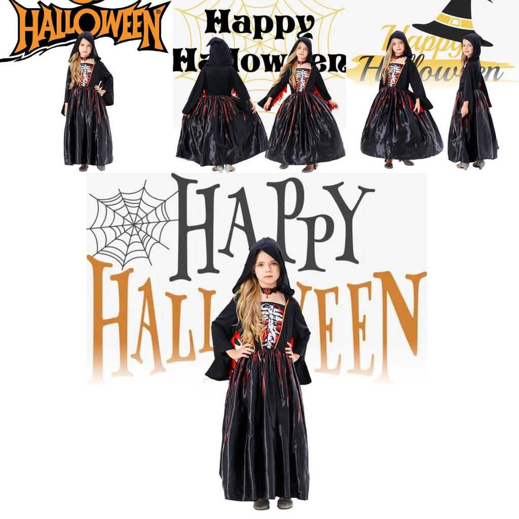 Enchanting Halloween Witch Costume For Girls Perfect For Cosplay And Parties