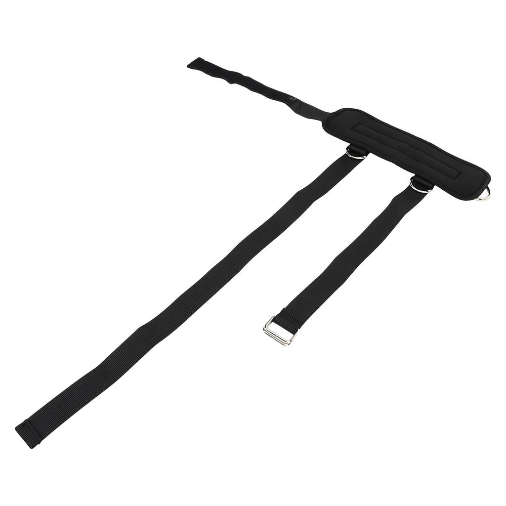 2Pcs Adjustable Ankle Straps Dumbbell Weight Lifting Ankle Bands for Hip Limb Strength Training Black