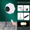 OLOEY 70cm Octagonal Softbox Photography Fill Light Kit
