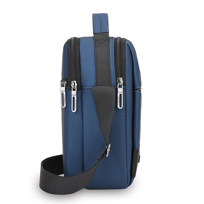 Commuter Men's Shoulder Bag Lightweight Handbag Vertical Commuter Crossbody Bag