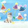 Cat Toys Self-Hi Boredom Swinging Hanging Door Hairball Elastic Rope Cat Cuddle Stick Spring Ringing Paper Pet Supplies