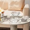 Annual Fruit Plate Living Room Coffee Table Household Light Luxury High-End Exquisite Fruit Plate Crystal Fruit Basin Snack Plate