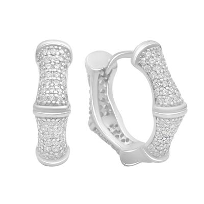 Silver Earrings with Cubic Zirkonia (2184430)