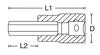SIGNET Drive 14mm Hex Bit Socket 23894 1/2