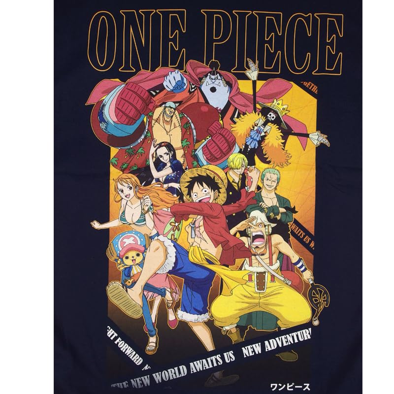 EVERSOUL ONE PIECE Krátké Tričko s postavičkou Slamáka Anime Film Velikost XL, Rukáv, Luffy, Piráti, Chopper, Zoro, Nami, Sanji, Merchandising,