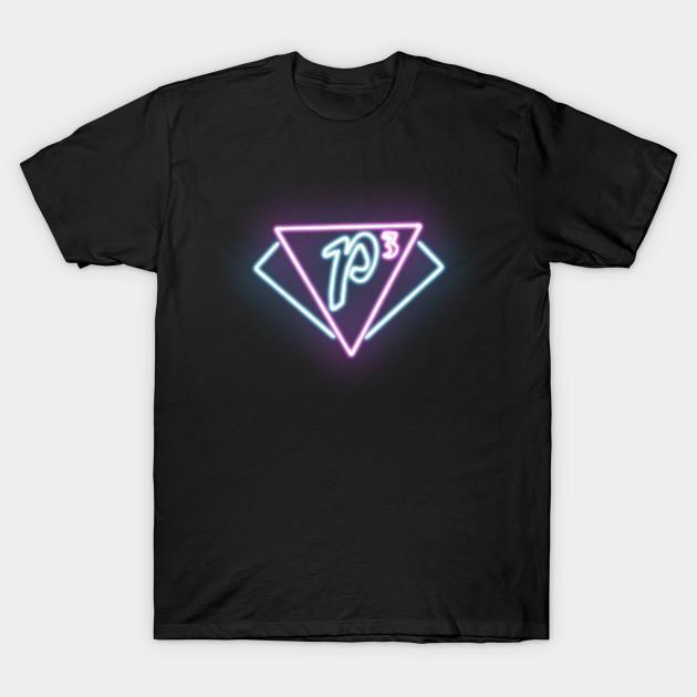

Men Black Print T-shirt P3 Nightclub Neon (Charmed) No-Cut Transfer Paper Print Cotton Tshirt XL чёрный