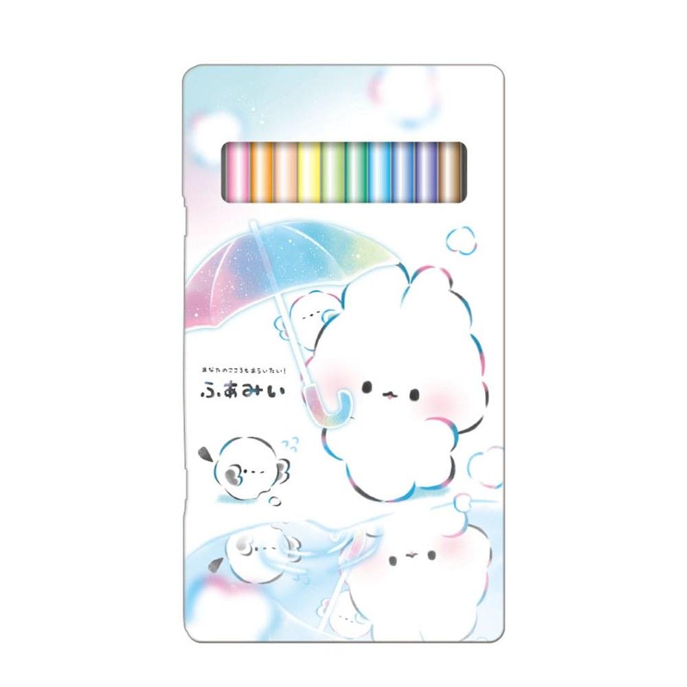 Colored Pencils Set of 12 in Tin Case - Fuwami 224681