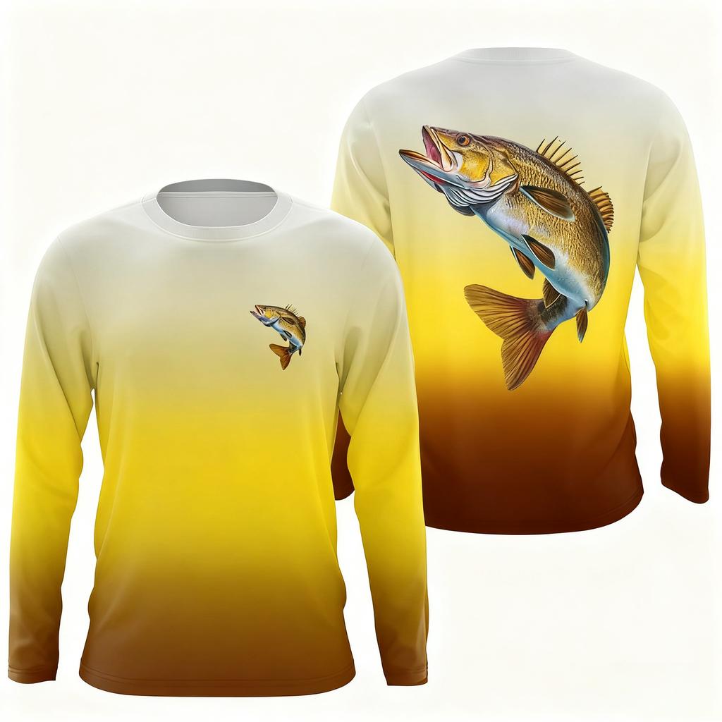 FishingT-Shirts 3D Pinting Fishing Apparel Breathable T-Shirt Long Sleeve Summer Outdoor Sports O-neck Fishing Shirts