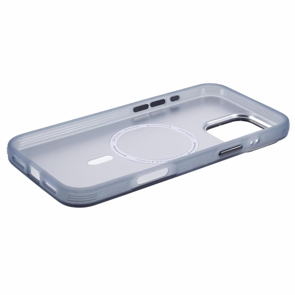 YOUNGKIT Literary Series for iPhone 16 Pro Magnetic Case IMD TPU Phone Cover