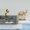 Sculpture Collection Horse Camel Figurine Tabletop Ornament for Bedroom Living Room Desk Centerpiece