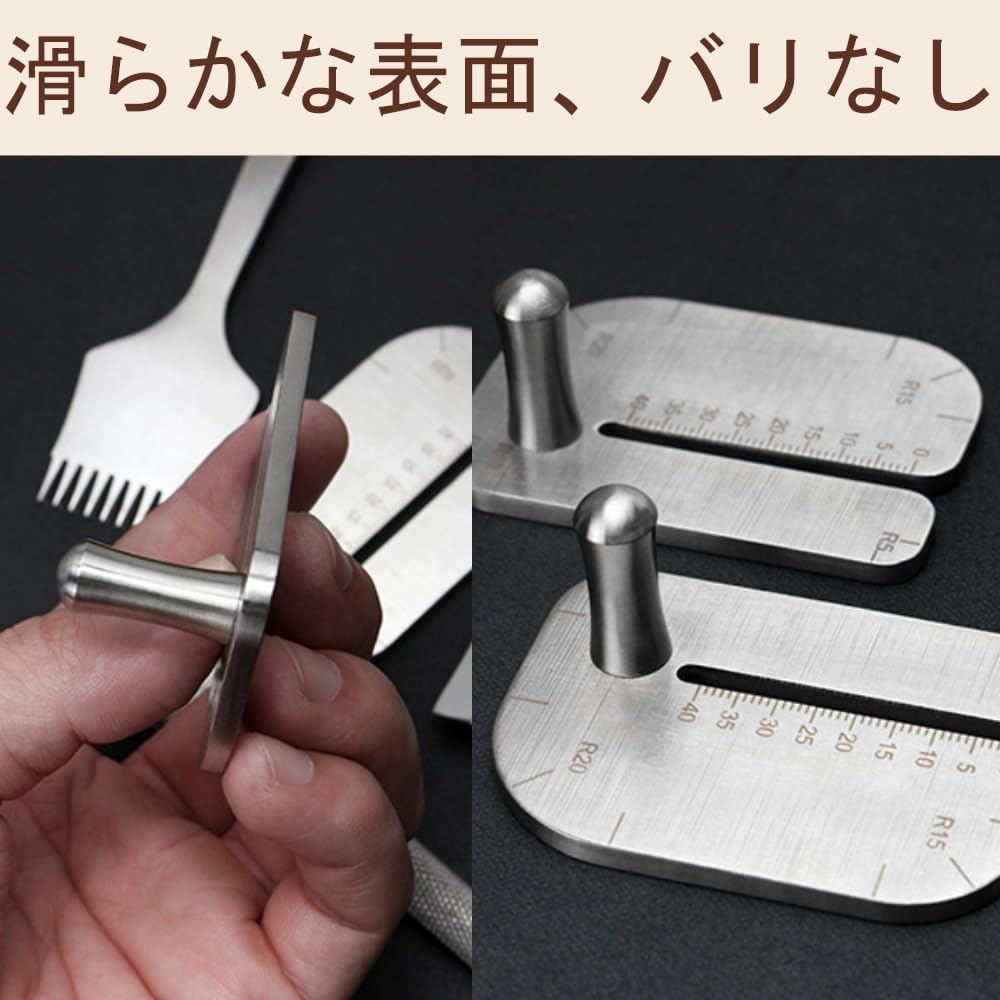 Diamond Stitching Auxiliary Leather Craft Diamond Stitching Auxiliary Stitching Auxiliary Plate for 304 Leatherwork Tool Manual Leather Strike