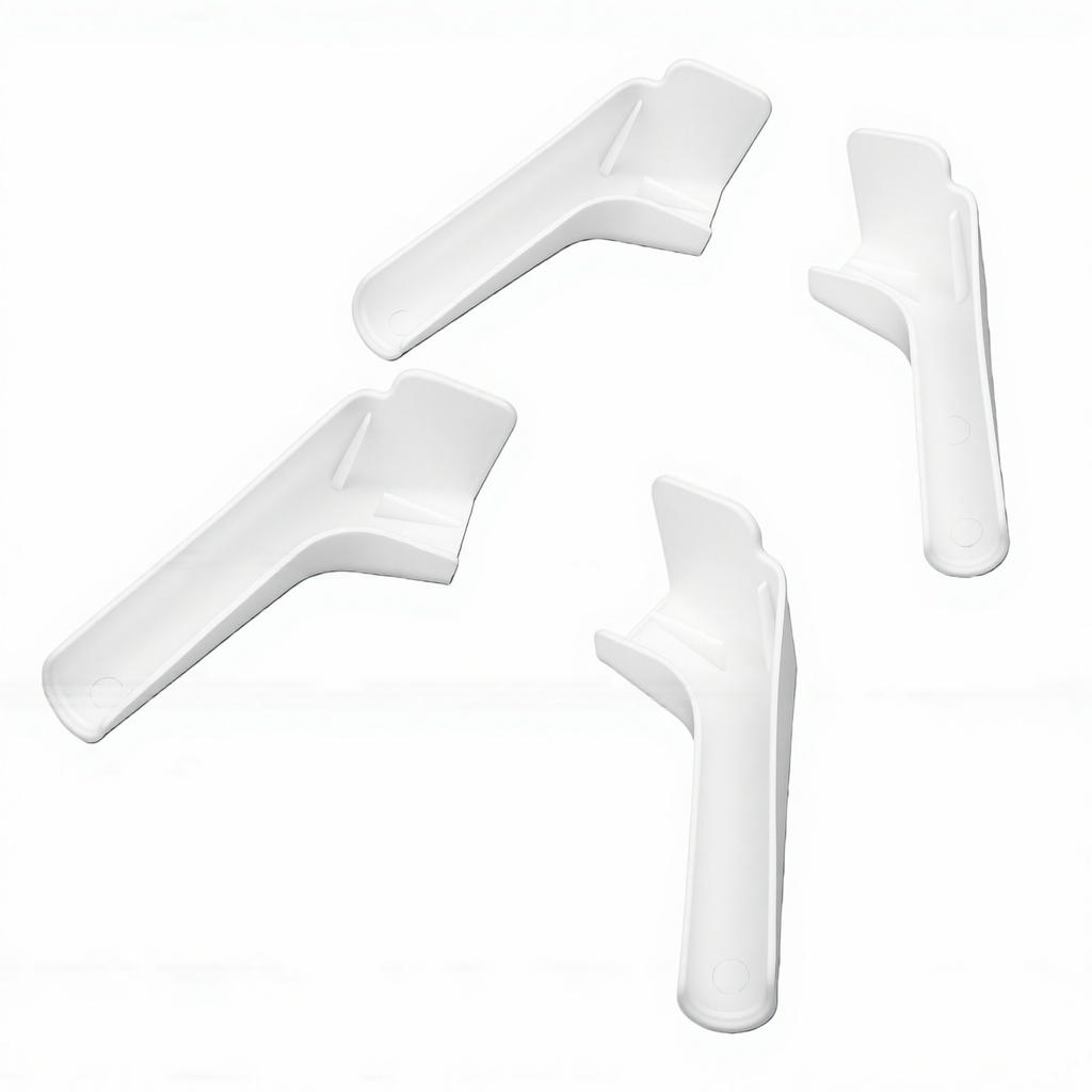 RV Rain Gutter Spout Plastic High Efficiency RV Exterior Roof Rainwater Protector for Trailers Camping Trucks White