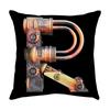 Luxury Home Decor Pillow Cover Car Living Room Sofa Cushion Cover Mechanical Style Letter Pattern Cushion Cover