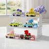 Mini Building Blocks RV Flower Bouquet Romantic Toy - Creative Festival Ornament Gift for Girls