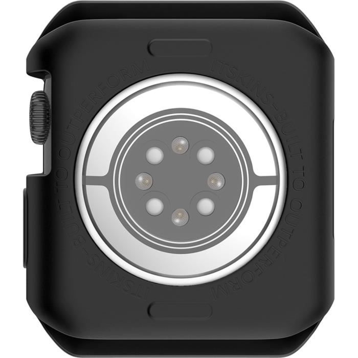 Coque renforcée apple watch 38-40mm spectrum r solid 100% plastique recyclé noire itskins