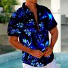 Men's Floral Summer Hawaiian Shirt Aloha Shirt Short Sleeve Hawaiian Resort Causal