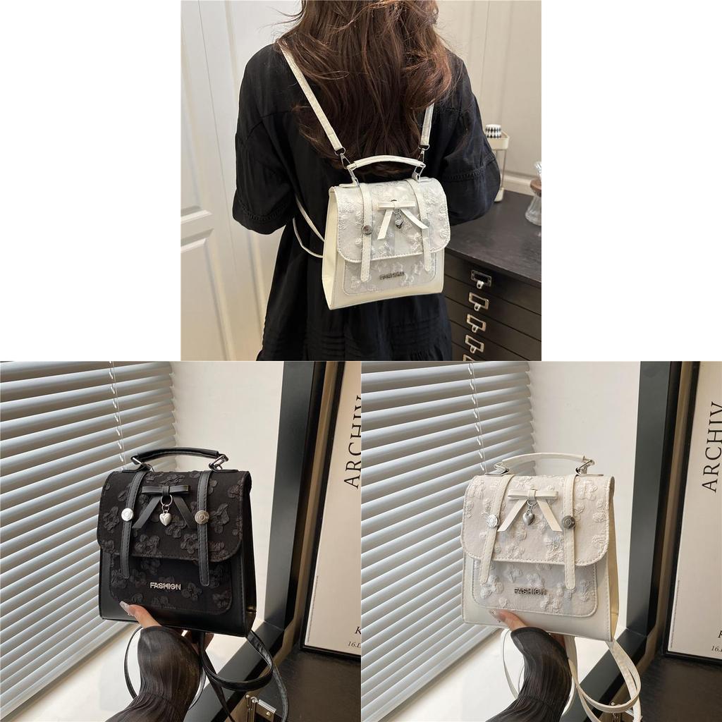 Pu Single Shoulder And Backpack For Women With Durable Stitching For Daily Use