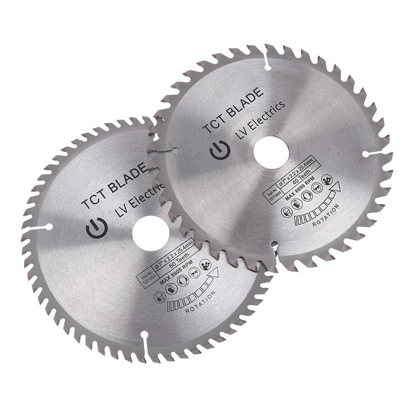 1Pcs Circular Saw Blade Carbide Wood Cutting Disc Tct Saw Blade 40/60T Tipped Cutter Woodworking Cutting Tools Disc