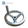 Extraordinary Plated Cast Iron Handwheel 28x320 with Round Rim Crank Handle B/T7273.3-94