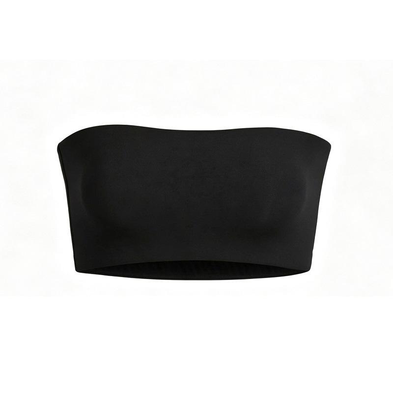 SK card wear home without chest pad and shoulder strap, one-piece tube top, high elastic, breathable and seamless chest wrap underwear BRAS inner 