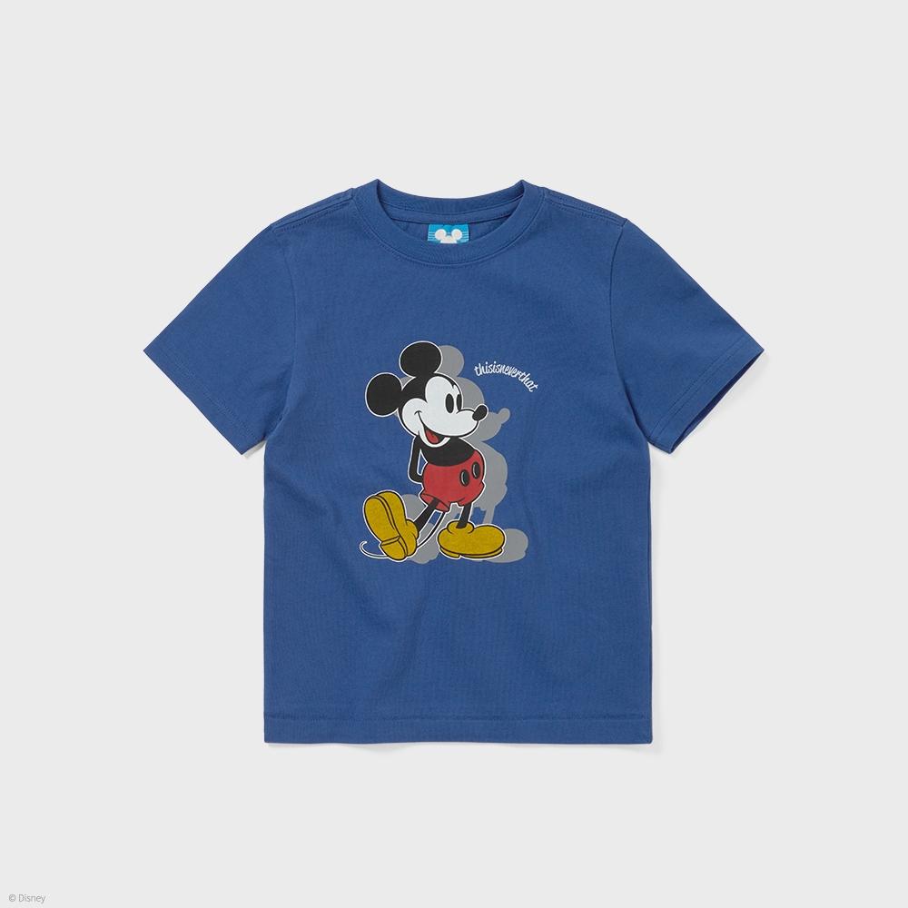 ThIs Is Never That Tnt Mickey Kids Tee Blue M