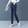 Woodpecker High-Waisted Stretch Skinny Jeans for Women - 2025 Slimming Elastic Pants for Spring/Autumn