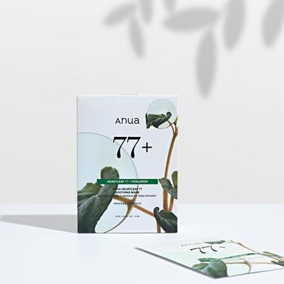 Houttuynia cordata 77 beruhigende Maske, 10 Stück